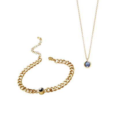 gev + sapir necklace couple set