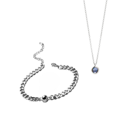 gev + sapir necklace couple set